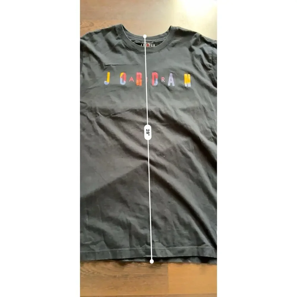 Nike Men's Air Jordan championship Lakers DNA  T-Shirt 2XL